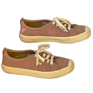 Cariuma Low Top Canvas Sneakers Mauve Pink Handcrafted Sustainable Women's 8.5